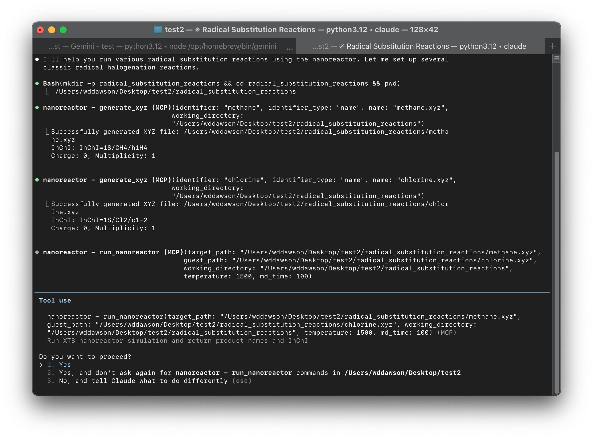 MCP Reactor via Claude Code